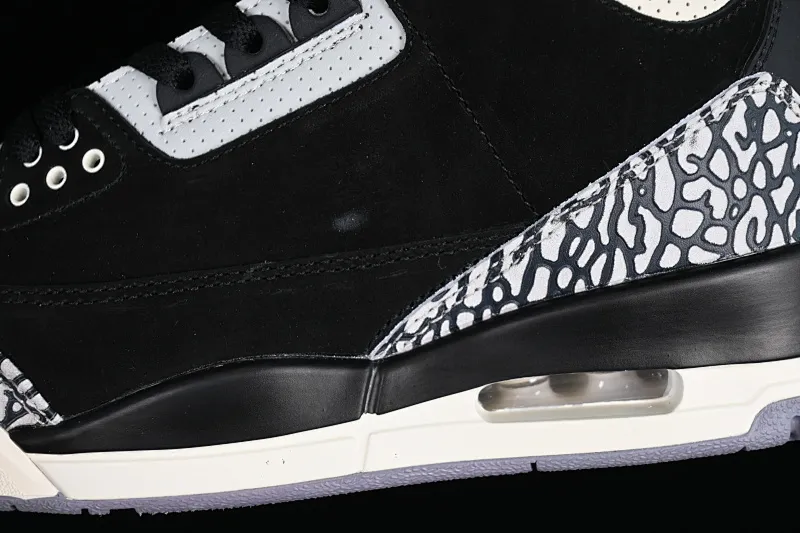 All categories Air Jordan Jordan series basketball shoes Air Jordan 3 Air Jordan 3 Retro "Off Noir" AJ3 Joe 3 old black cement CK9246-001